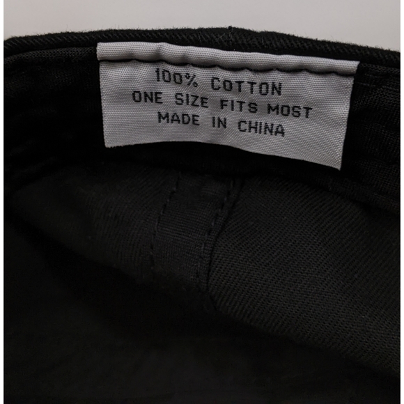 Google Logo Black Cap One Size 100% Cotton One Size Fits Most - Picture 6 of 6